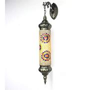 CFWSHJ Handmade Turkish Mosaic Lamp Style Glass Metal Wall with Bronze Base for Hallway Bedside,E,D