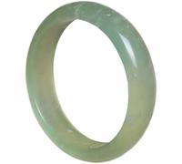 CFWSHJ Jade Bracelet Natural Jade Bracelet Bangle Chinese Style Lucky Amulet Light Green Emerald Bangle l 60