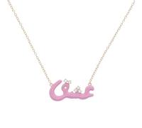 CFWSHJ Necklace For Women And Men, Candy Colorful Choker Arabic Word Letter Pendant Necklace, Beads Jewelry, Necklaces For Glow Party, Necklaces