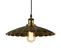 CFWSHJ Nordic Industrial Style Metal Pendant Light, E27 Base Single Head Chandelier, Flush Mount Ceiling Pendant Lamp, Restaurant Bar Farmhouse Decoration Lights