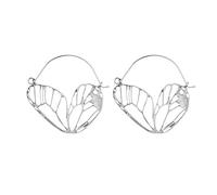 CFWSHJ Pendant Elegant Retro Metal Hollow Leaf Dangle Hoop Earrings Charming Jewellery Dress Accessories for Women Girl,Colour Name:D (Color : A)