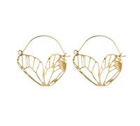 CFWSHJ Pendant Elegant Retro Metal Hollow Leaf Dangle Hoop Earrings Charming Jewellery Dress Accessories for Women Girl,Colour Name:D (Color : A)