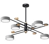 CFWSHJ Pendant Industrial Iron Ceiling Fixture Adjustable Led Chandelier Suspension Lantern,Ceiling Light