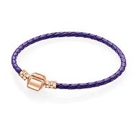 CFWSHJ Red Bracelet Double Circle Basic Bracelet Leather Rope Leather Chain Bracelet 12 Colors Bangle Women's Jewelry Accessory 2pcs
