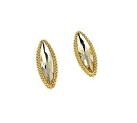 CFWSHJ Retro Eye Emerald Crystal Earrings Premium Feel Catwalk French Temperament Versatile