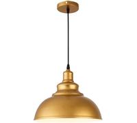 CFWSHJ Retro Industrial Style Chandelier, Wrought Iron Pendant Single Head Luxury gold Hanging Lamp, Ceiling Light, Lighting Fixture,for living room