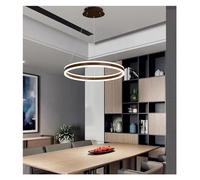 CFWSHJ - Ring LED Chandelier Dimmable Compatible with Tables Dining Bedroom Kitchen Island Pendant Lamp Indoor Lighting Fixture,for Living Room