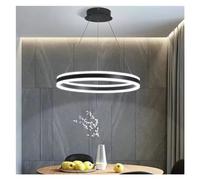 CFWSHJ - Ring LED Chandelier Dimmable Compatible with Tables Dining Bedroom Kitchen Island Pendant Lamp Indoor Lighting Fixture,for Living Room