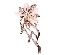 CFWSHJ Stone Flower Brooch Women'sJewelry Brooch Rhinestone Brooch (D 1pcs)