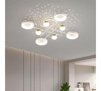 CFWSHJ Style Pendant Light Fixtures Stained Glass Hanging Ceiling Lamp Brass Pastoral Single Suspension Lights for Restaurant Hallway Kitchen Island A,White-120cm