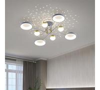 CFWSHJ Style Pendant Light Fixtures Stained Glass Hanging Ceiling Lamp Brass Pastoral Single Suspension Lights for Restaurant Hallway Kitchen Island A,Blue-120cm