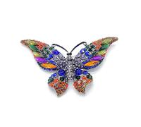 CFWSHJ Women Brooch Alloy Beautiful Butterfly Brooch Various Gifts Stock Enamel Costume Accessory