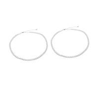CFWSHJ Zircon Necklace Mens Chain Necklaces Necklace Chain for Men Silver Choker Rosary Necklace White