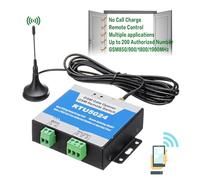 CFWWSAQ Sliding Gate Opener, RTU5024 GSM Gate Opener Relay Switch Wireless Remote Control Door Access Long Antenna Free Call 850/900/1800/1900MHz Door Opener(Delayed bubble)