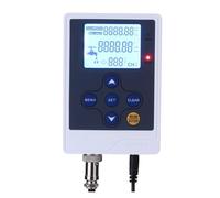 CFWWSAQ Water Flow Meter Water Liquid Flow Rate Volume Quantitative Control LCD Display+1/2" Flow Sensor Meter+1/2" Solenoid Valve+Power
