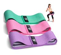 CFX Resistance Bands 3 Sets, Premium Exercise Bands with Non-Slip Design for Hips & Glutes, 3 Resistance Level Workout Booty Bands for Women and Men,Home Training,Fitness,Yoga