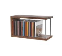 CFY652 CD Stand Indoor Tabletop Wooden CD Record Storage Rack Cassette Tape Album Collection Shelving Disc Rack
