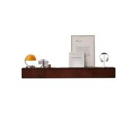 CFY652 Floating TV Unit Floating TV Stand Wall Mounted TV Cabinet with 2 Drawers Entertainment Media Console TV Shelf for Wall(Bruin,Small)