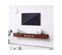 CFY652 Floating TV Unit TV Console Floating Shelf with Drawers, Floating TV Shelves for Living Room, Dining Room TV Shelf for Wall(Bruin,Medium)