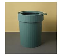 CFY652 Indoor 12l Kitchen Plastic Garbage Cans Without Cover Can Be Portable Home Simple Bedroom Paper Basket Office Waste Dumpster(Green)