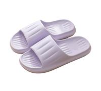 CFY652 Shower Shoes Shower Shoes Lightweight Comfortable Bathroom Slippers Unisex Non-Slip Four Seasons House Gym Pool Sandals Shower Slipper(Light Purple,Alpha Large)