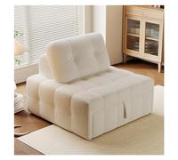 CFY652 sofa bed Convertible Folding Sofa Bed - Sleeper Chair with Pillow, Sleeper Chair Bed for Living Room/Dorm/Guest Use/Home Office/Apartment, Single Size Living Room(White,100cm)