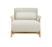 CFY652 sofa bed Convertible Sofa Bed, Multi-functional Sleeper Chair, Reclining for Apartment, Dorm Living Room(White)