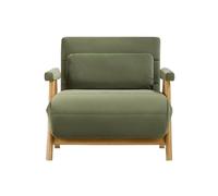 CFY652 sofa bed Convertible Sofa Bed, Multi-functional Sleeper Chair, Reclining for Apartment, Dorm Living Room(Green)