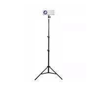 cfycfy987 Home Theater Floor Tripod Home Projector Bracket Bedside Desktop Hole-free 6mm Telescopic Triangle Bracket Portable(Medium)