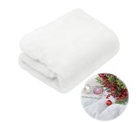 Cfythyab Artificial Fake Snow Blanket 80x300cm, Soft White Snow Sheet for Christmas Decorations, Winter Wonderland Display, Santa’s Grotto & Xmas Nativity - Fluffy Snow Blanket for Tree & Table Decor