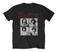 CFZQYALNB The Doors Jim Morrison Profiles Licensed t-Shirt Man Black