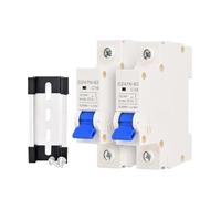 CG 2Pcs Set AC Miniature Circuit Breaker 1Pole 6A 10A 16A 20A 25A 32A 40A 50A 63A 120/240V Thermal Magnetic Trip Din Rail Mount(10A 2pcs)