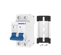 CG AC Miniature Circuit Breaker 2 Pole 6A 10A 16A 20A 25A 32A 40A 50A 63A 120/240V Thermal Magnetic Trip Din Rail Mount Switch(20A)