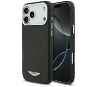 CG MOBILE Aston Martin HC FW Logo Compatible with MagSafe Case for iPhone 17 Pro Max (Black)