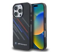 CG MOBILE BMW BMHCP16X23HTRAK Case for iPhone 16 Pro Max 6.9 Inch Black Hard Case Motosport IML Random Stripes