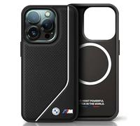 CG Mobile BMW BMHMP16L23PUCPK Case for iPhone 16 Pro 6.3 Inch Black Hard Case M Perforated Twisted Line