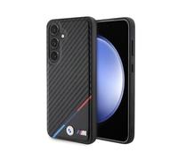 BMW cover BMHMS24S23PUDTK Carbon Tricolor Line Black - Galaxy S24