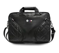 CG MOBILE BMW Carbon Pocket & Metal Logo Bag 16 Inches (Black)