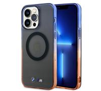 CG MOBILE BMW for iPhone 15 Pro Max Case - Leather Case w/Sign Diamond Pattern - Anti-Scratch - Drop Resistant - Shockproof - Full Slim Bumper Protection Back Cover for iPhone 15 Pro Max 6.7" - Black