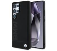CG MOBILE BMW Leather Big Wordmark Case for Samsung Galaxy S25 Ultra Black