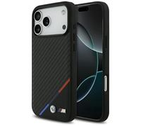 BMW M Carbon Tricolor Line Case with MagSafe for iPhone 17 Pro Max 6.9" Black