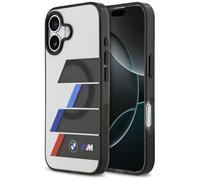 CG MOBILE BMW M IML Metal Buttons Tri-Colour Lines Compatible with MagSafe Case for iPhone 17 (Anthracite)