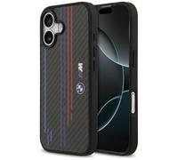 CG MOBILE BMW M Kevlar Lines & Logo Compatible with Mag Safe Case for iPhone 17 (Black)