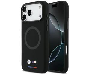 CG MOBILE BMW M Silicone Logo Compatible with MagSafe Case for iPhone 17 Pro Max (Black)