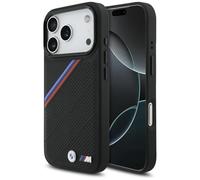 CG MOBILE BMW M Tricolor Metal Logo, Compatible with MagSafe Case for iPhone 17 Pro (Black)