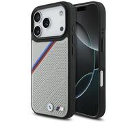 CG MOBILE BMW M Tricolor Metal Logo, Compatible with MagSafe Case for iPhone 17 Pro (Grey)