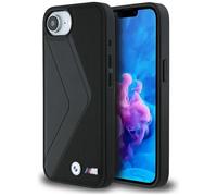 CG MOBILE BMW Oversized Stripes Compatible with MagSafe Case for iPhone 16e (Black)