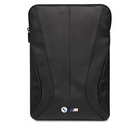 CG MOBILE BMW PU Leather Sleeve With Carbon Edges And Perforated Curves 16" Compatible With MacBook Intel® UHD Graphics/Windows/HP/Value Top Load Bag/Work, School, etc.