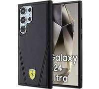 Ferrari Stamp V Line with MagSafe Hard Case for Galaxy S24 Ultra Black