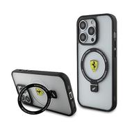 Ferrari Ring Stand 2023 MagSafe Case, Transparent - iPhone 15 Pro Max